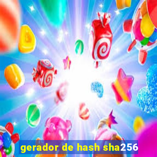 gerador de hash sha256